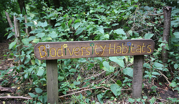Biodiversity habitats signage