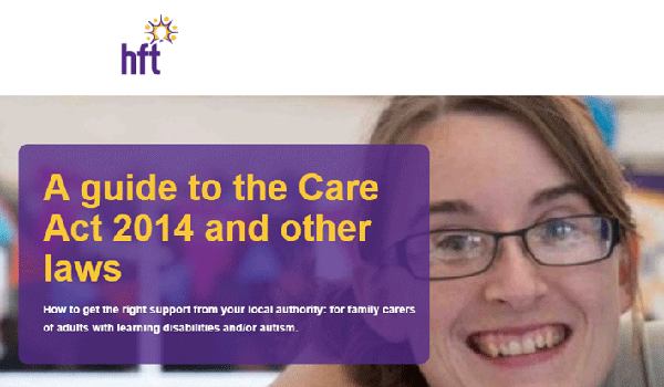 Screenshot of the guide to the Care Act