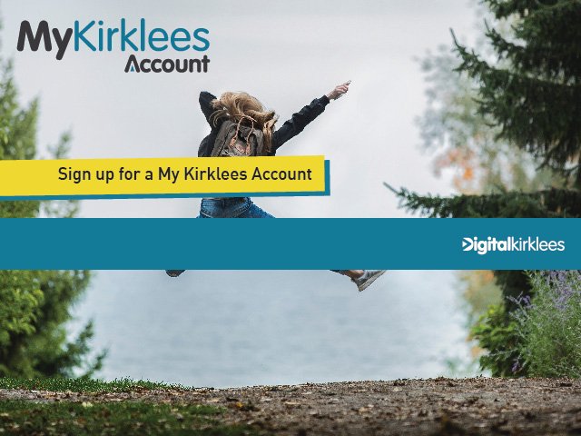 Register for a My Kirklees Account