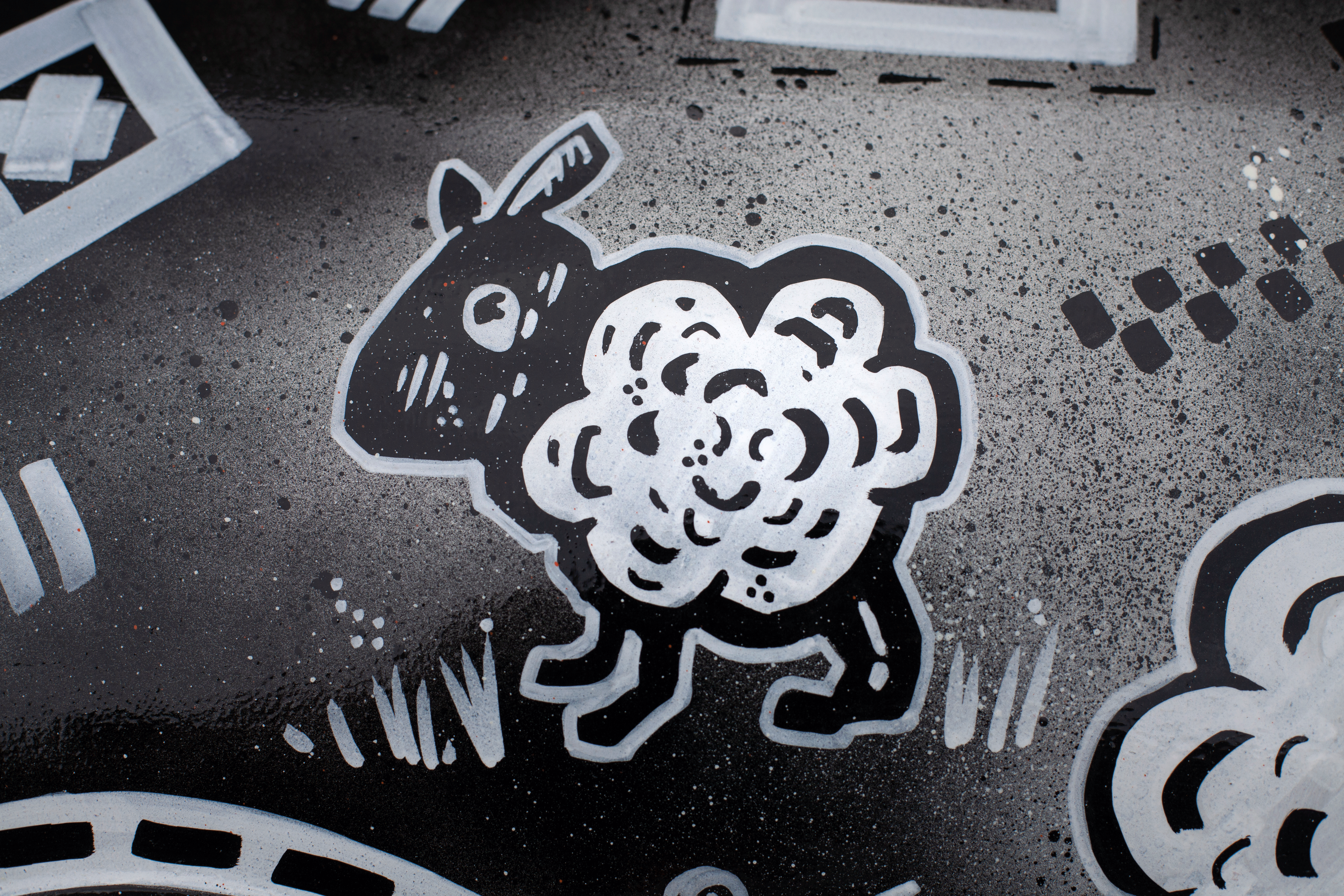 Two-Tone Textile Tilly with Sheep picture 