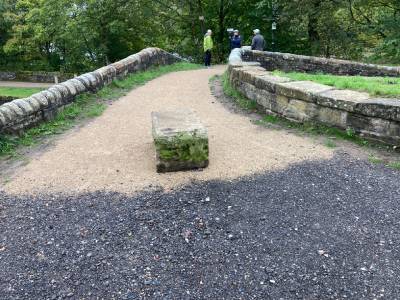 New resurfaced access path.