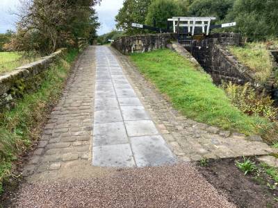 New smooth cobblestones.
