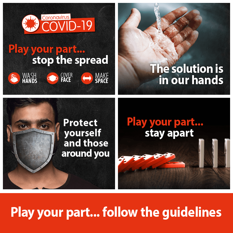 Play your part... stop the spread