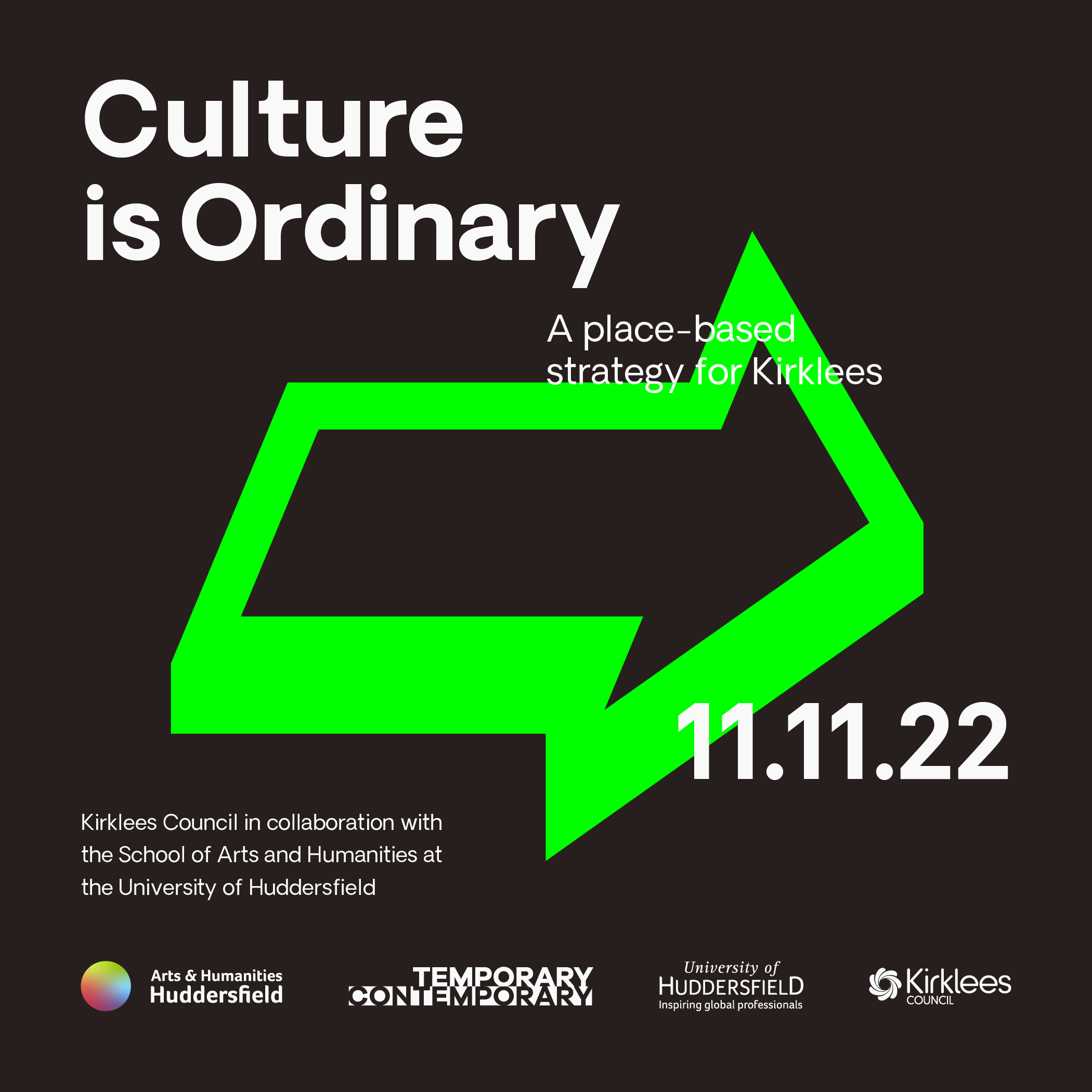 Promotional image for culture is ordinary event