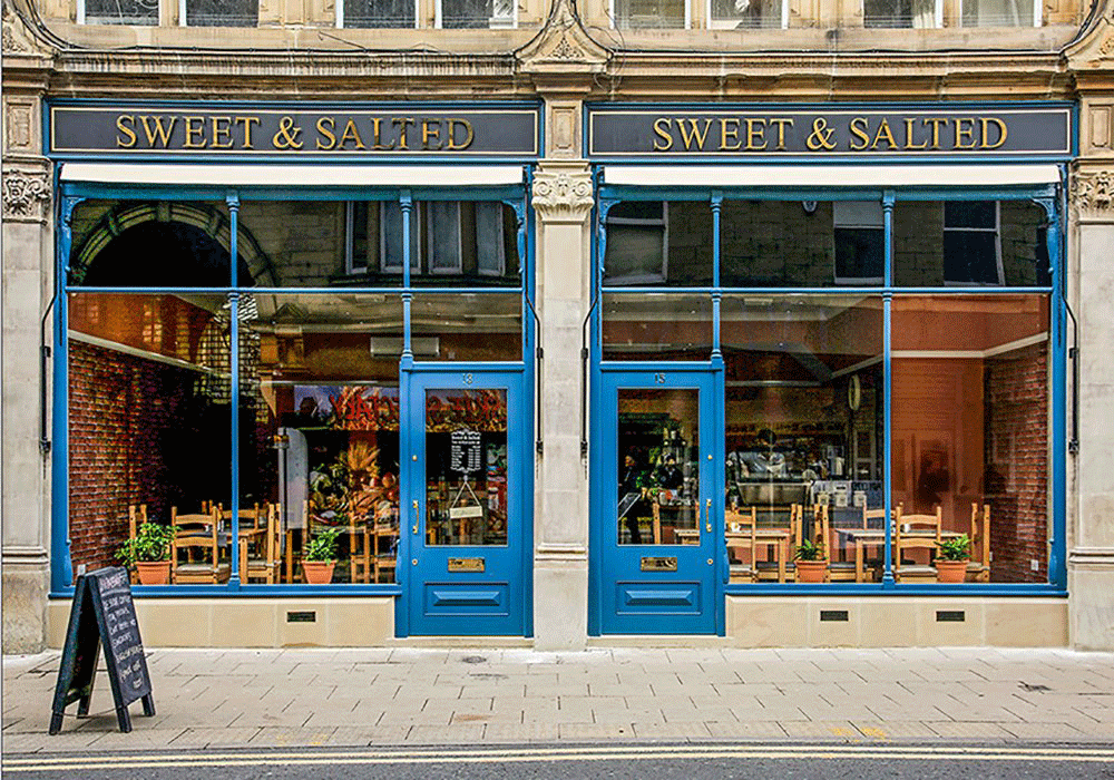 Sweet and Salted cafe exterior