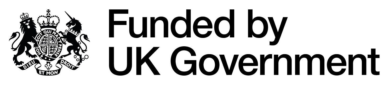 Funded by UK government logo
