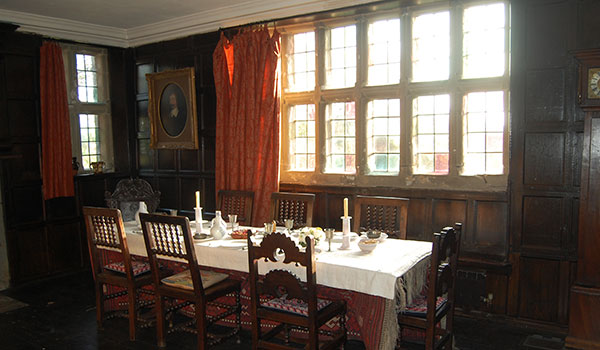 Oakwell Hall dining table