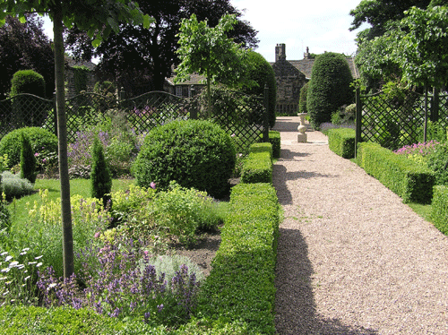 Oakwell Hall walled garden