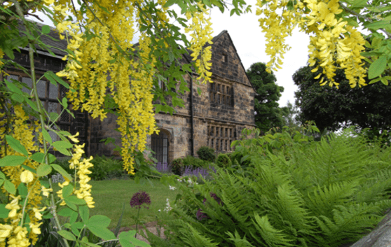 Oakwell Hall from the gardens