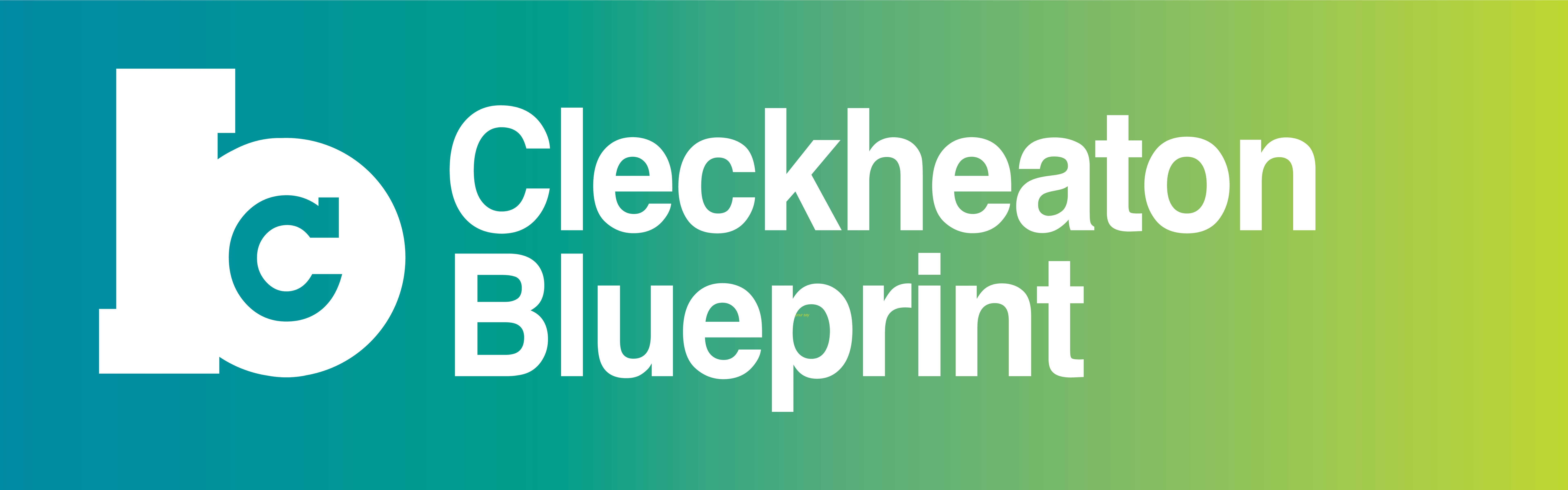 Cleckheaton Blueprint Banner