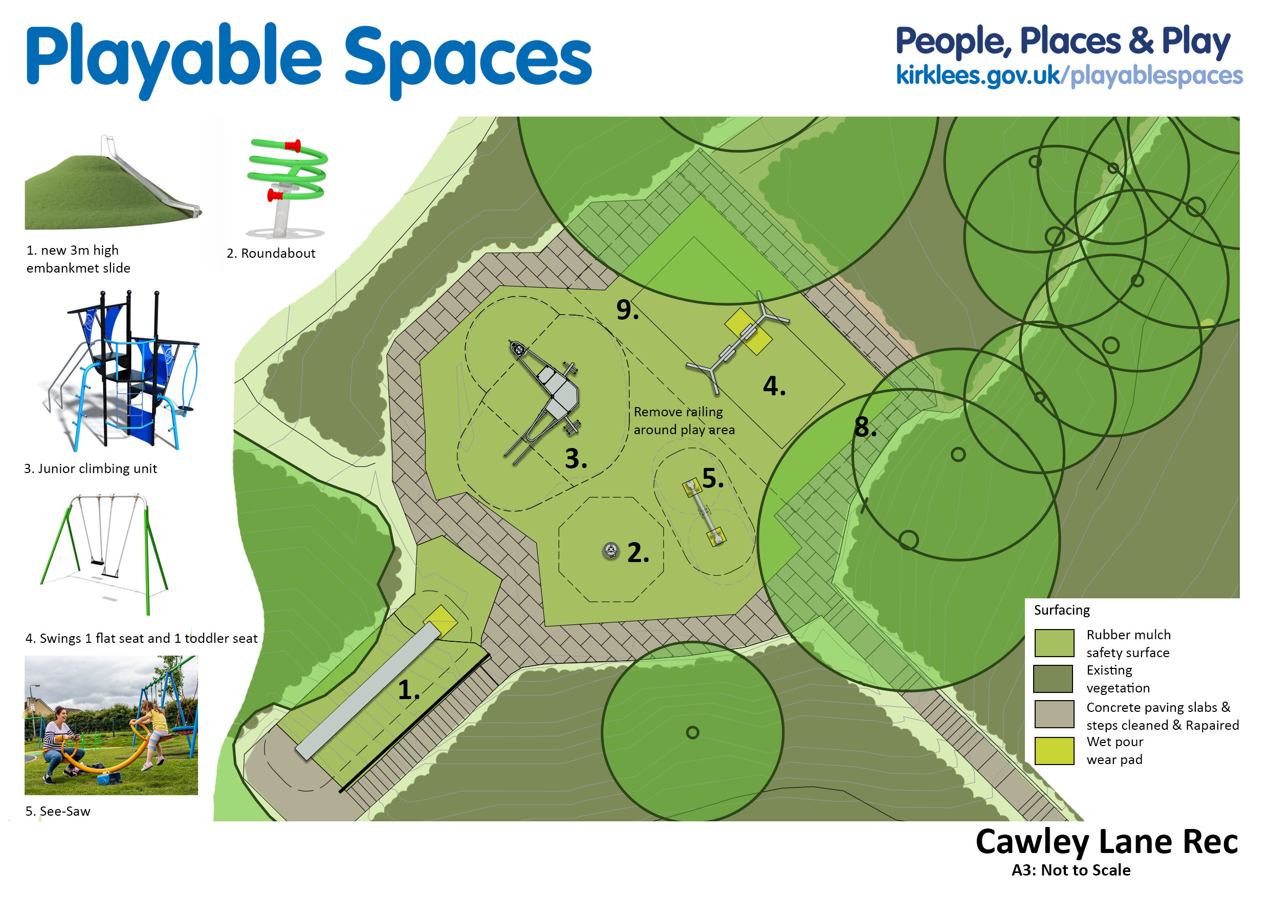 Cawley Lane play area | Kirklees Council