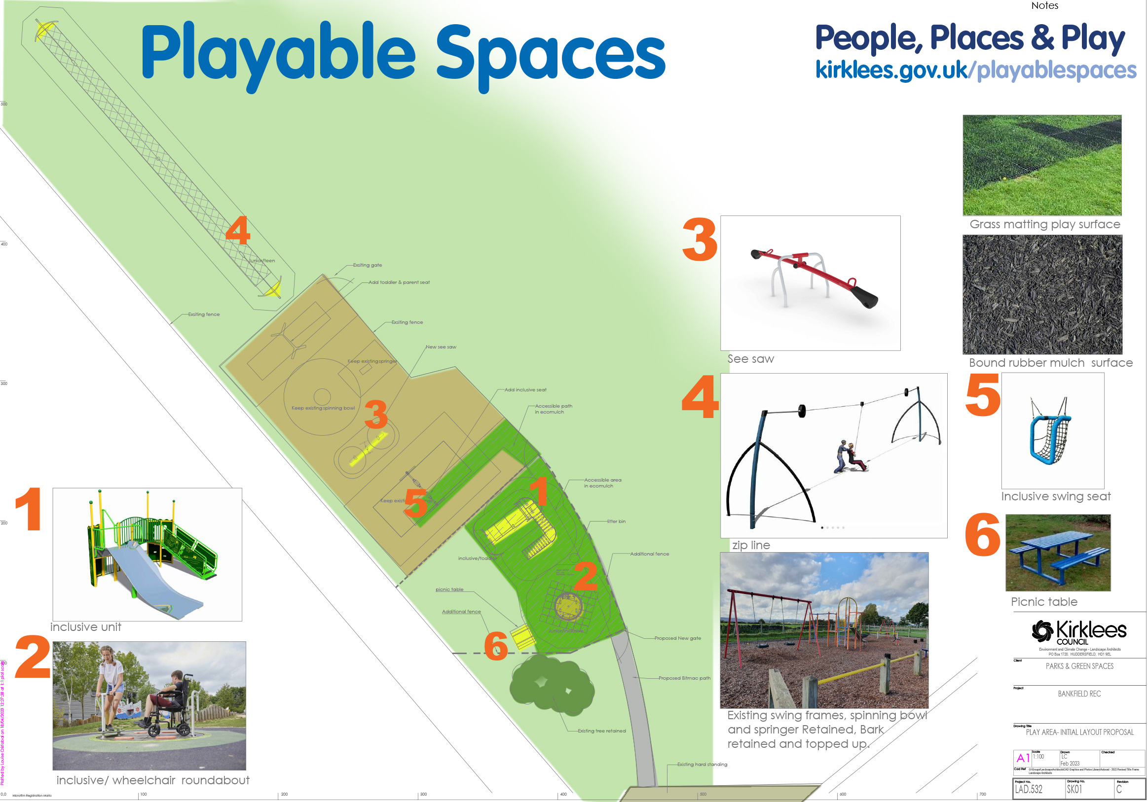 Bankfield Lane Recreation Ground new design