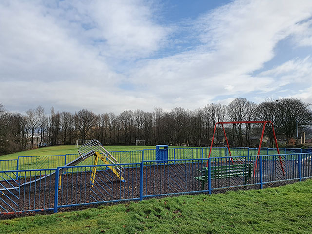 Upper Hopton recreation ground before