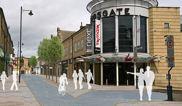 3D render of Kingsgate and Kings street