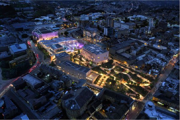 An image of Kirklees from above