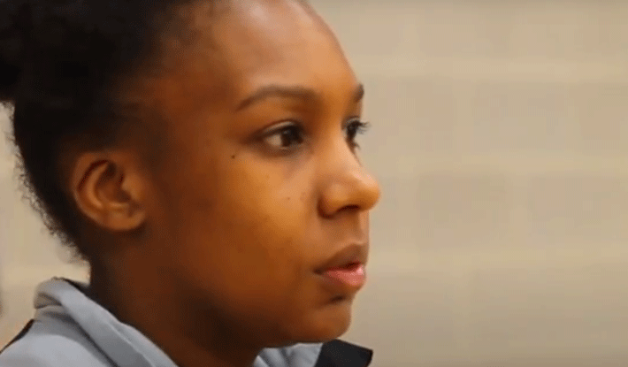 Person looking to the side