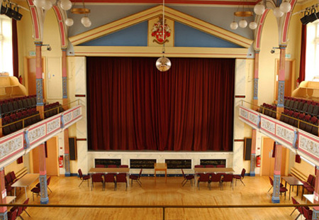 Auditorium at Cleckheaton Town Hall
