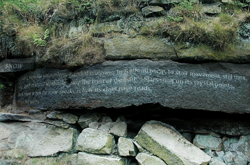 enscribed stone