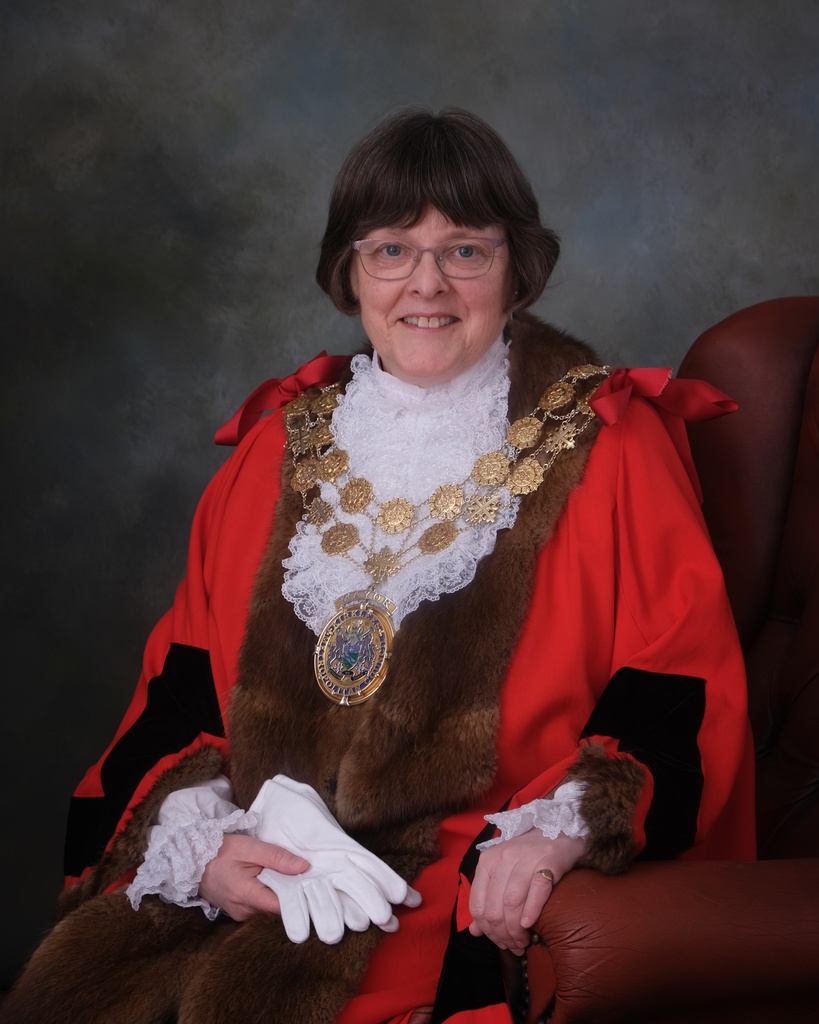 The Mayor of Kirklees, Councillor Liz Smaje.