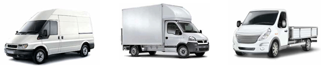 Vans over 3 tonnes, box type vans, transit and dropside vehicles