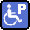 Either, there are specially marked parking spaces for disabled people, or disabled people can park within 50 metres of an accessible entrance.