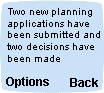 Planning alert