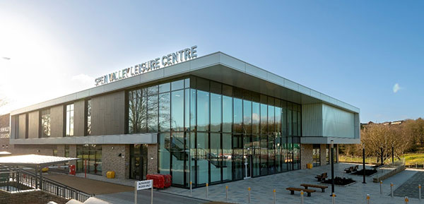 Side view of Spen Valley Leisure Centre